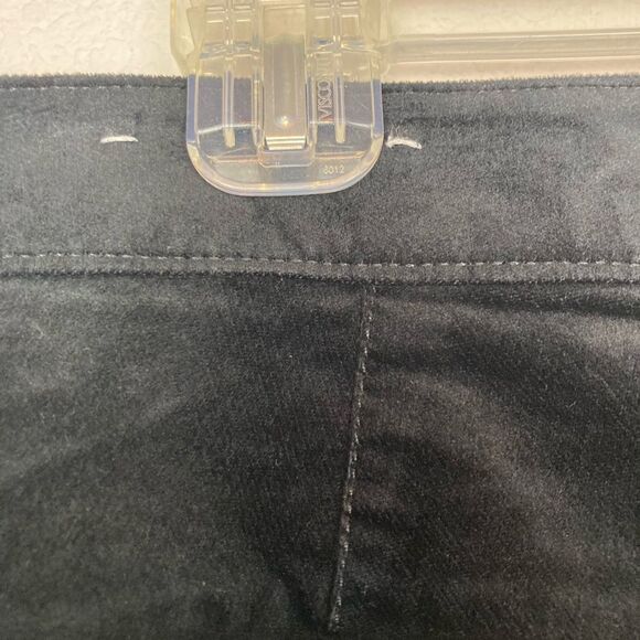 LOFT NWOT evening pants velvet w/ two row of ribbon side stripes & pockets 8/29 - Picture 3 of 11